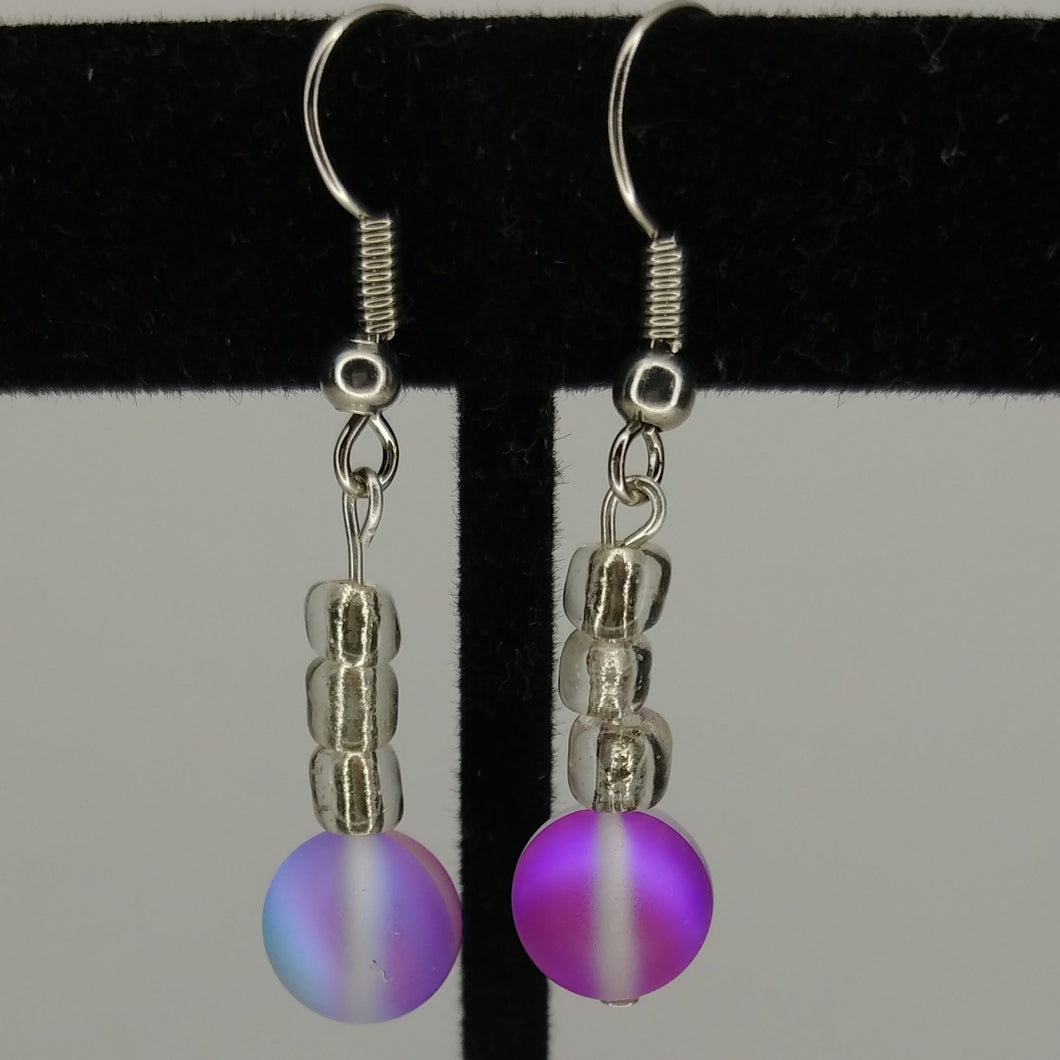 Iridescent earrings